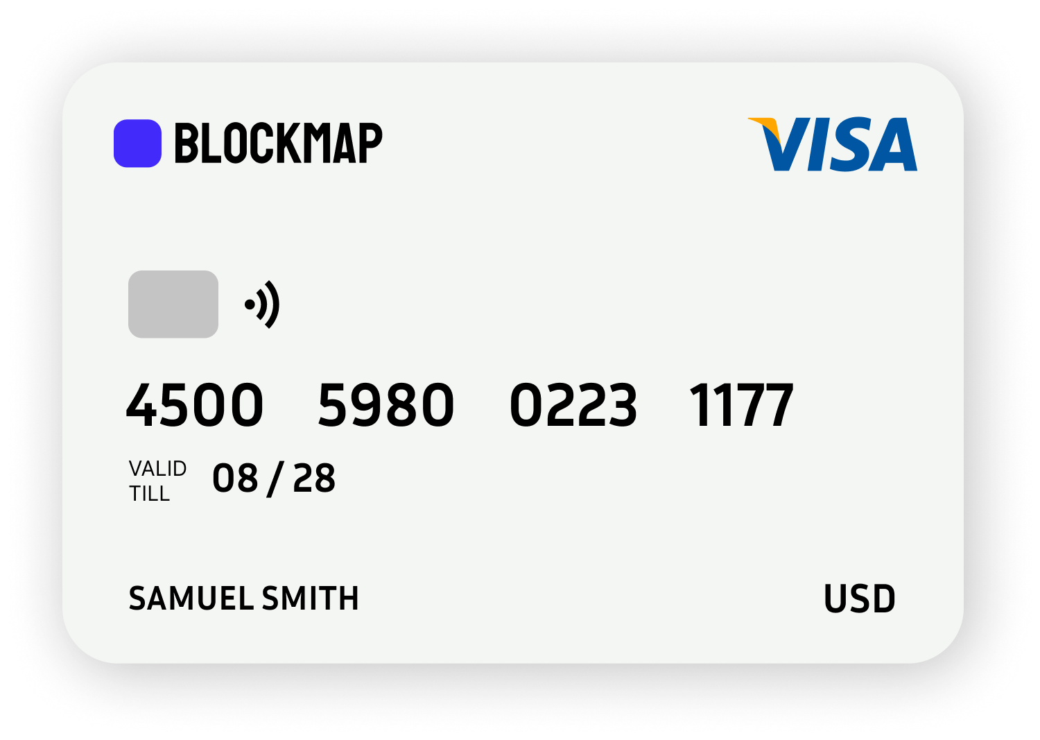 Virtual payment card design style 3